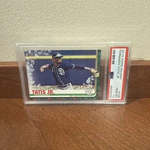 2019 TOPPS HOLIDAY #126 FERNANDO TATIS JR. ROOKIE RC PSA 10 - Picture 1 of 2
