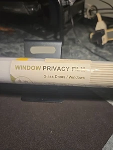 Window Privacy Film 18.68"W x 78.75"H (STATIC CLING) - Picture 1 of 2