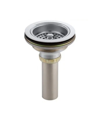 ​KOHLER K-8801-CP Duostrainer 4-1/2" Sink Strainer/Tailpiece Polished Chrome - Image 1 of 4