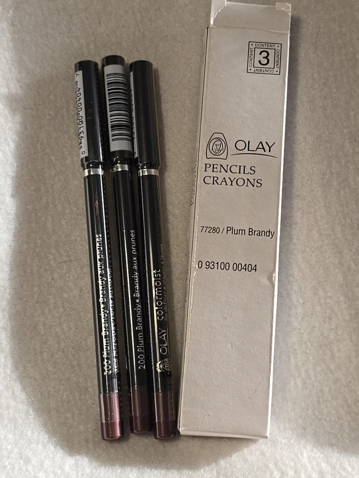 Масло оливкового цвета кромки вкладыш определение - набор из 3 - сливы бренди #200 запечатанный новый - Изображение 1 из 3