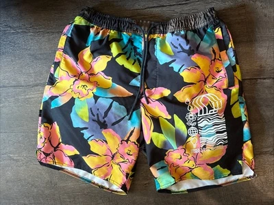 Pantalones Cortos Stance Complex 7" Floral Negro Entrenamiento Elastizados Para Hombre L Foto 1 de 4