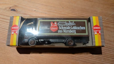 Herpa HO 1:87 MAN camion furgone Schmidt-​​​Lebkuchen Norimberga CONFEZIONE ORIGINALE - Immagine 1 di 4