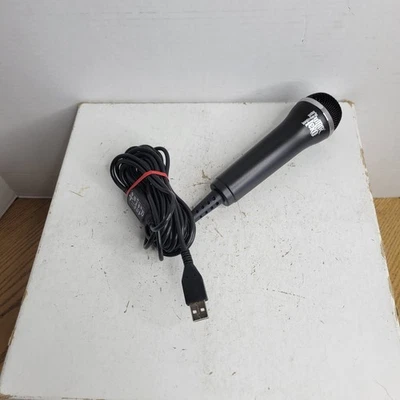 Guitar Hero USB Microphone E-UR20 Xbox 360  PS3 Wii Mic Red Octane Black - Image 1 of 4