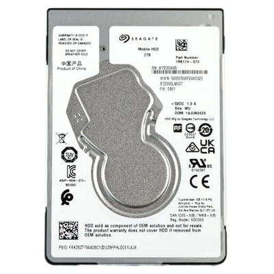 2TB Seagate ST2000LM007 Festplatte 2,5" 7mm ersetzt ST2000LM003 Notebook PS3 PS4 - Bild 1 von 4