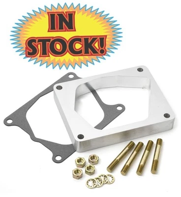 Lokar TCB-40ED - Edelbrock Pro-Flow XT Soporte de acelerador/derribo de acero inoxidable Foto 1 de 3