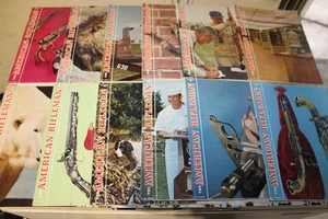 1966 The American Rifleman Magazine Lot 12 Vintage American Hunting NRA - Picture 1 of 6