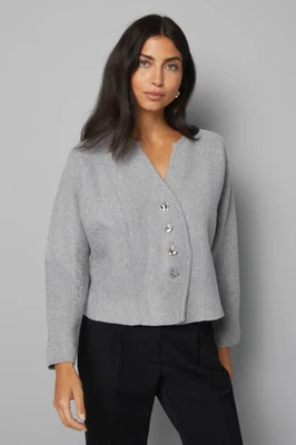 Wallis Grey Cardigan Womens Casual Jumpers & Cardigans - Image 1 of 4