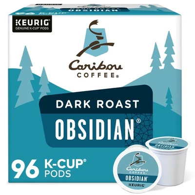 Caribou Coffee Obsidian K-Cup, Medium Roast, 96 Count