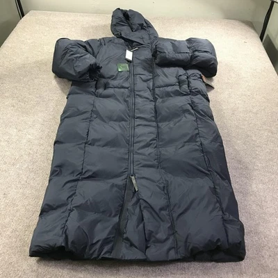 G-Star RAW Whistler PDD EXT Long Parka Womens Large Blue Salute Hooded Coat New - Image 1 of 4