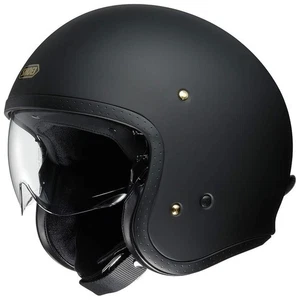 Casco de moto Shoei JO negro mate - Imagen 1 de 3