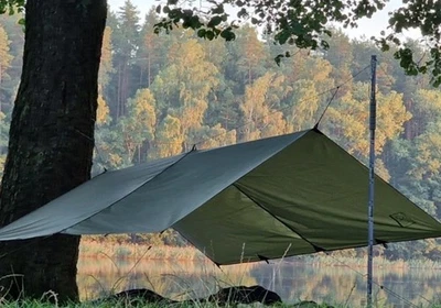 Lona Bushmen Easy 3x3m verde nueva con etiquetas resistente al agua Foto 1 de 4