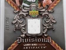 Larry Bird 2007-08 Upper Deck Artifacts Divisional Silver 013/250