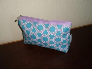 Make-Up Bag Clinique Jonathan Adler With Instruction Green Pale Purple Colour - Picture 1 of 9