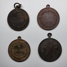 1888 Kaiser Wilhelm Death medal Freidrich 3 German kings set Prussia pendant old