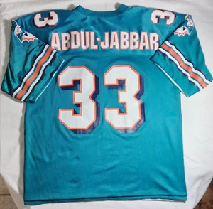 KARIM ABDUL JABBAR #33 Miami Dolphins Jersey - Reebok - Reversable - Adult 52 - Picture 1 of 13