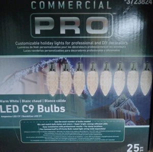 GEMMY Commercial Pro 25 Multicolor LED E17 Base Christmas String Light Bulbs - Picture 1 of 3
