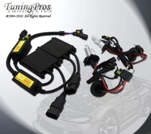 Slim 55W H4 3000K Golden Yellow Xenon HID Conversion Kit -High Low Beam 1 Set - Picture 1 of 3