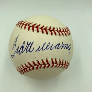 Stunning Ted Williams Single Signed American League Baseball JSA Graded MINT 9 - Picture 1 of 5