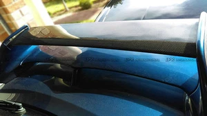 OEM Rear Spoiler Wing Middle Blade For Mitsubishi Evolution EVO 5 6 Carbon Fiber - Picture 1 of 8