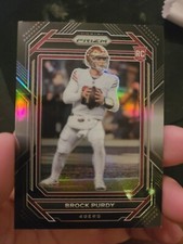 2022 Panini Chronicles Brock Purdy Prizm Black Silver Holo #PB8 RC Rookie 49ers