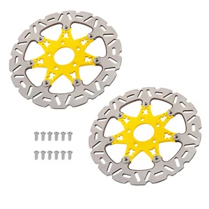 2XFloating Front Brake Rotor Kit for Harley-Davidson Touring 08-19 Softail 15-24 - Imagen 1 de 11