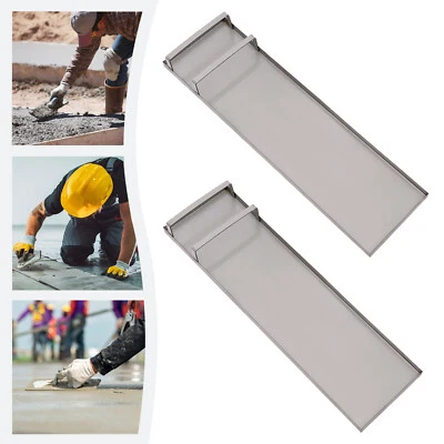 Par de rodilleras deslizantes de hormigón plateado para hormigón 2 piezas Foto 1 de 4