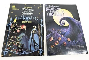 Disney Nightmare Before Christmas libro attività e set di romanzi - Foto 1 di 12