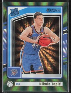 Panini Donruss NBA 2024-25 No. 208 Nikola Topic Rated Rookie Green Laser - Picture 1 of 2