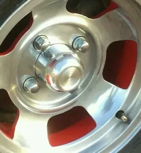 4x CENTRE CENTER CAPS WOLFRACE SLOTMAG SLOT MAG + TURBO ALLOY WHEEL WHEELS 80mm - Picture 1 of 8