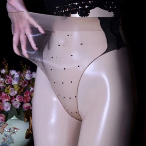 Femme à Pois Transparent Culotte Slip String sous-Vêtement Maille Sexy - Bild 1 von 19