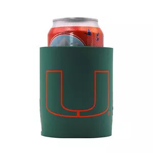 Miami Hurricanes Thick Foam "Old School" Grip It Can Coolie - Picture 1 of 4