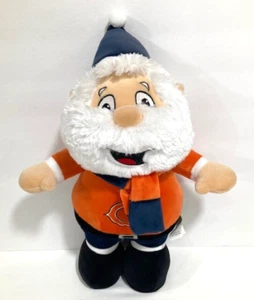 Forever Collectibles Chicago Bears Santa Claus Plush Stuffed Figure 15 in - Picture 1 of 6