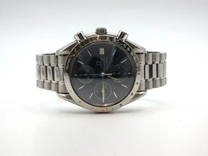 Omega 3511.80 Men's Speedmaster Steel Blue Dial Automatic Box & Papers! - Picture 1 of 12