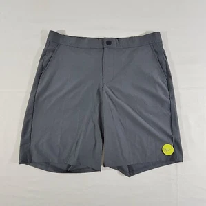 NWT Tek Gear DRYTEK Mens M (Actual 35" x 9.5") Gray Hybrid Chino Shorts Stretch - Picture 1 of 5