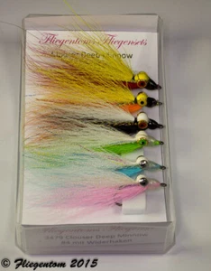 Fliegentom - Set Clouser Deep Minnow Streamer - Bild 1 von 23