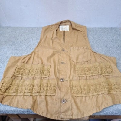 Vintage American Field Sportswear Vest Hettrick Mfg. Brown Hunting Game USA  - Image 1 of 4