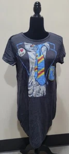 New Junk Food Women's ACDC Vintage Black T Shirt Dress Regular and Plus Sizes - Picture 1 of 3