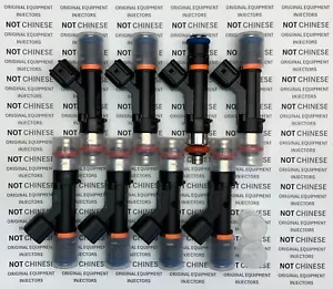 8 New OE Mercury Marine 5.0L-5.7L-6.2L Fuel Injectors 8M4503443 879312003 - Picture 1 of 5