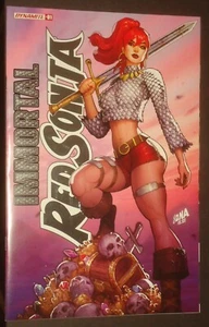 Vestido comercial Immortal Red Sonja 1 variante de lámina plateada - Imagen 1 de 2