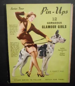 Alt 40er Jahre? Louis Dow Pin-Ups Booklet 12 Prints Series Four Elvgren RARE - Bild 1 von 4