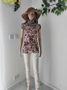 ❤️ Blusa Top Talla S Colección ZARA Multicolor Transparente Elástica Cuello Simulado 967 - Imagen 1 de 13