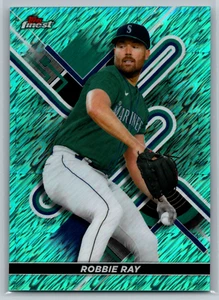 Robbie Ray 2022 Topps Finest Aqua Shimmer /175 #88 Seattle Mariners - Picture 1 of 2