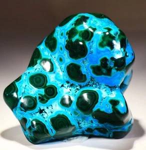 3,75 Zoll 1 Pfund Top lebendig Chrysocolla mit Malachit, Kongo! CR147 - Bild 1 von 5