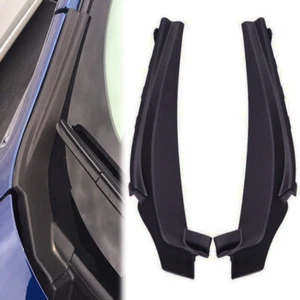 1 Pair For Nissan Sentra 2013-2019 Front Wiper Side Cowl Extension Cover Black - Picture 1 of 13