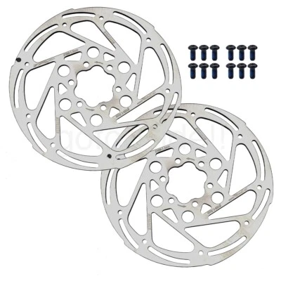 TRP RS02M Multi Options 140/160/180mm Bike Disc Brake Rotor, 1.8mm 6-Bolt Silver - Image 1 of 2