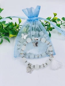 12 x Pulseras Favors Bautizo Recuerdos Quinceañera BOLSAS GRATUITAS - Imagen 1 de 9