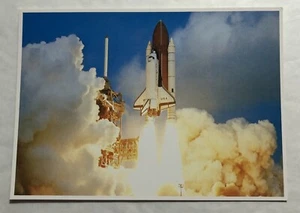 Nasa Space Collection Shuttle Columbia Thunders Aloft On Twin Clouds Of Fire. PC - Picture 1 of 2