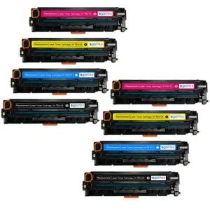 8 Cartouches de Toner remplacer HP CE410X, CE411A, CE412A, CE413A (305X/A) - Photo 1/1