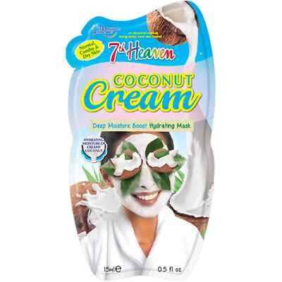 7TH HEAVEN Coconut Cream Deep Moisture Boost Hydrating Face Mask 15m - Image 1 of 4
