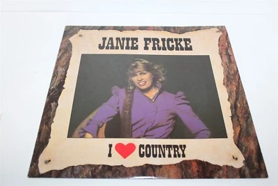 Janie Frickle I Love Country LP Vinyl Record VG+/VG+ US Pressing - Image 1 of 3